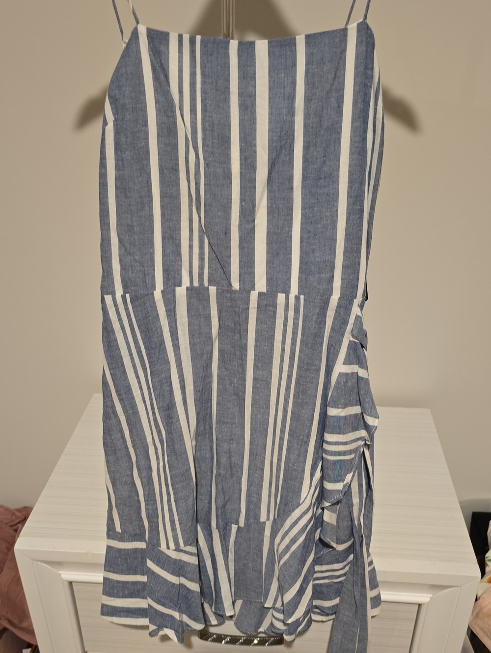 Blue and White Stripe Dress